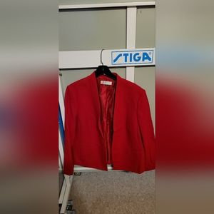 Tahari suit jacket blazer red size 20W